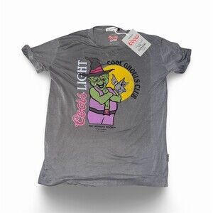 The Laundry Room x Coors Light T-Shirt Mens S Gray Cool Ghouls Club